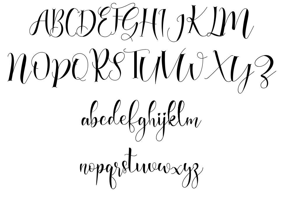 Gealova font specimens