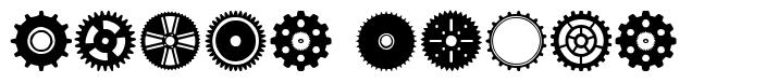 Gears Icons fonte