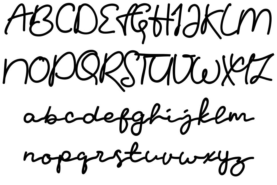 Gedabol font Örnekler