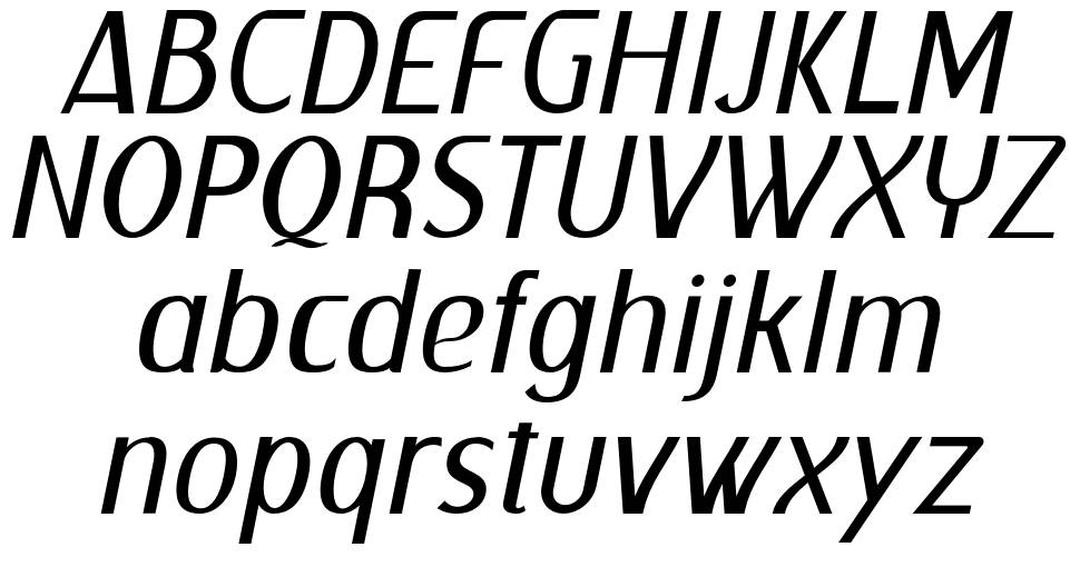 Gelael font specimens