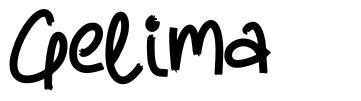 Gelima font