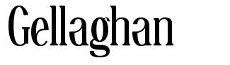 Gellaghan шрифт