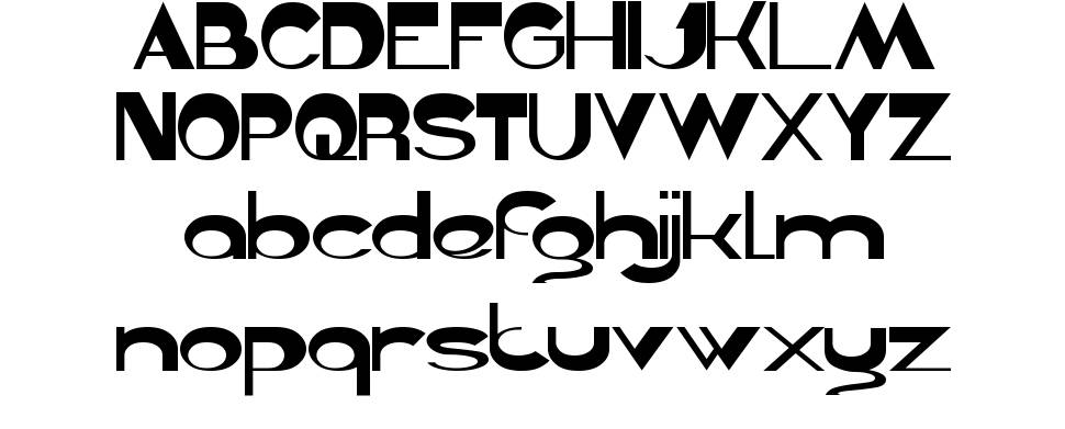 Gelombang Radio font specimens