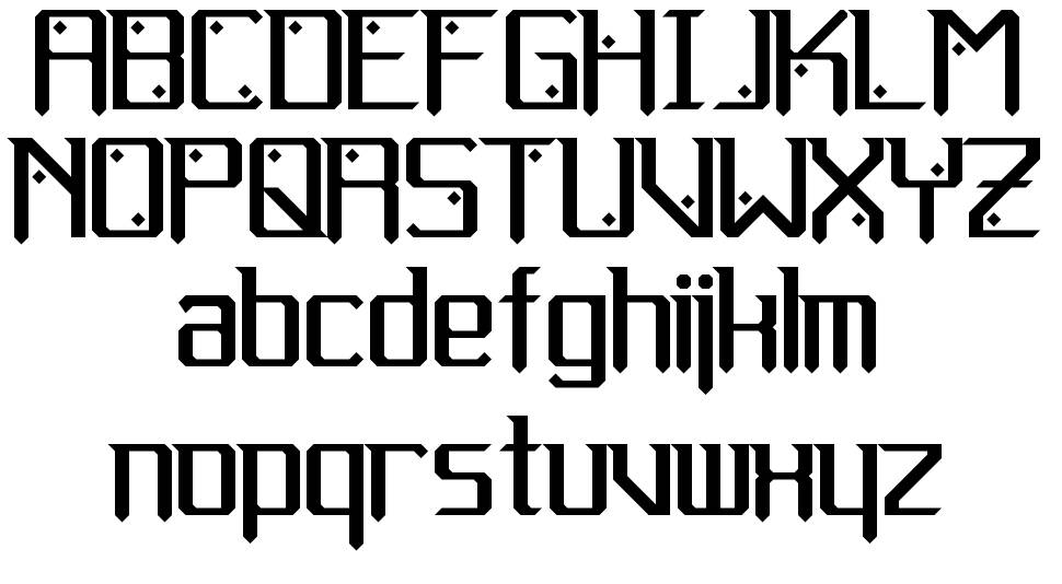 Gemcut font specimens