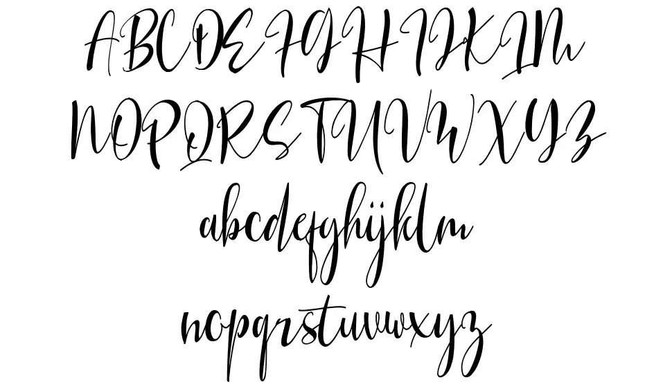 Generating Script font specimens