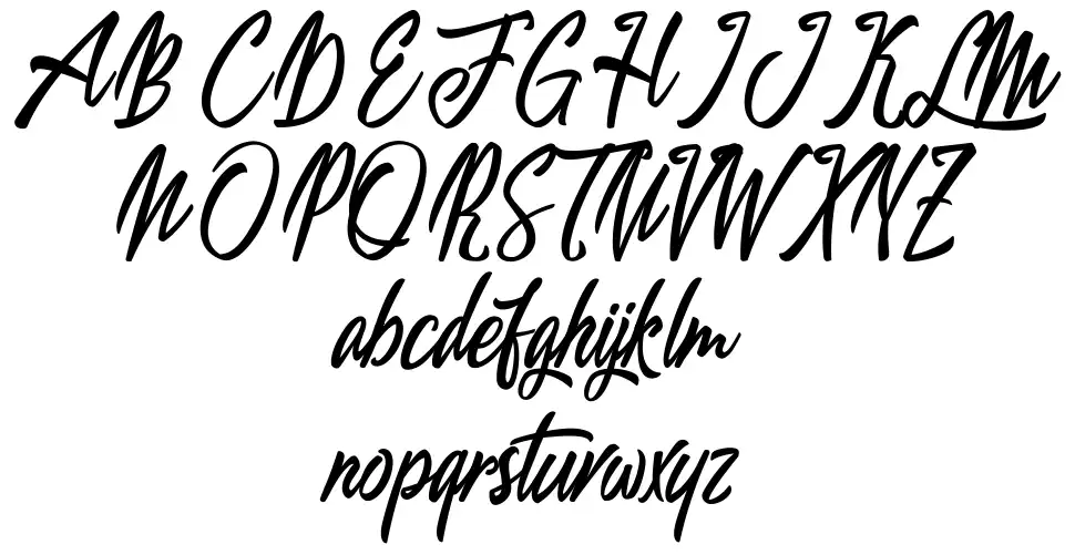 Generation Septemberfont specimens
