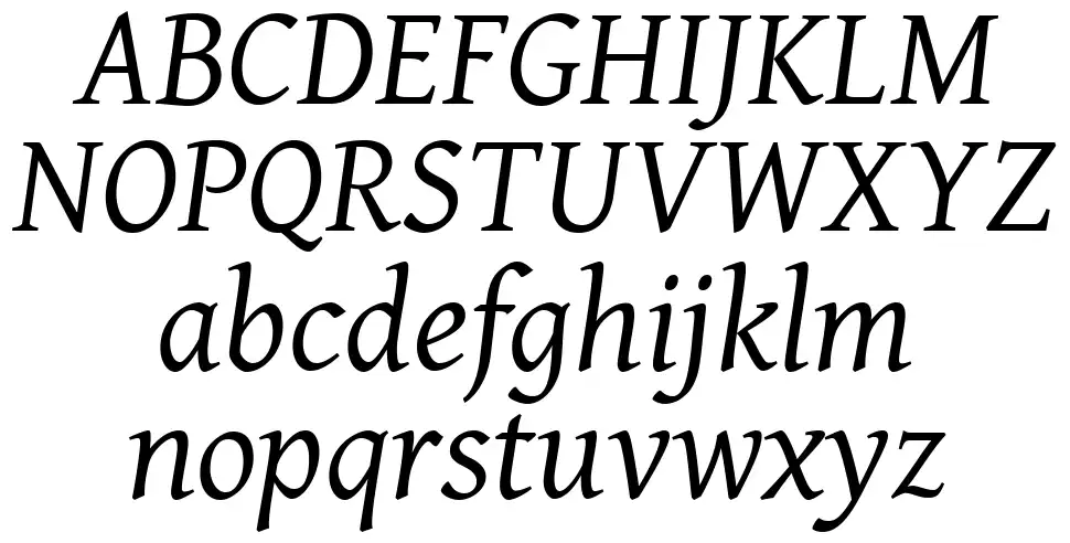 Gentium font specimens