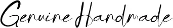 Genuine Handmade schriftart