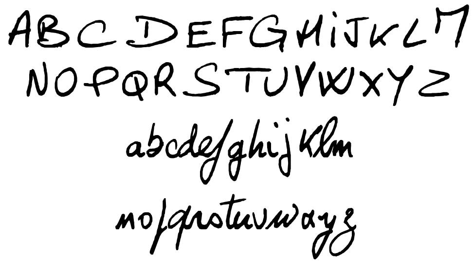 Georges font specimens