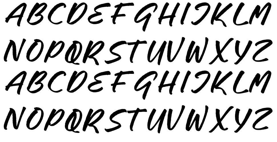 Geraldy font specimens