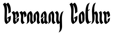 Germany Gothic písmo