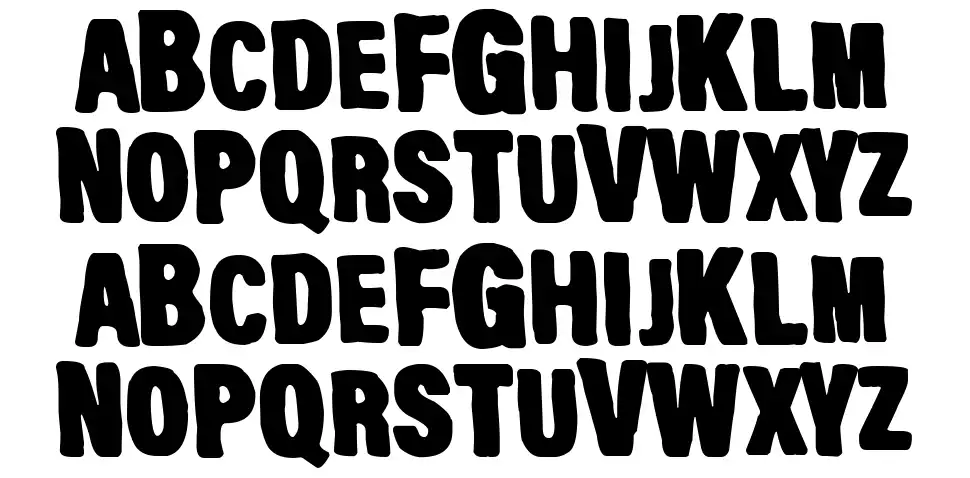 Gerona font specimens