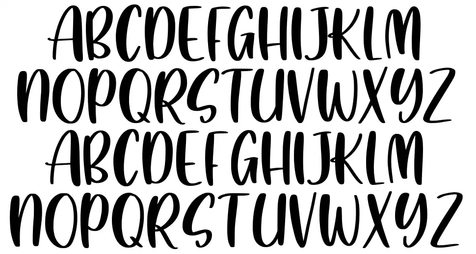 Gesya Crafty font Örnekler