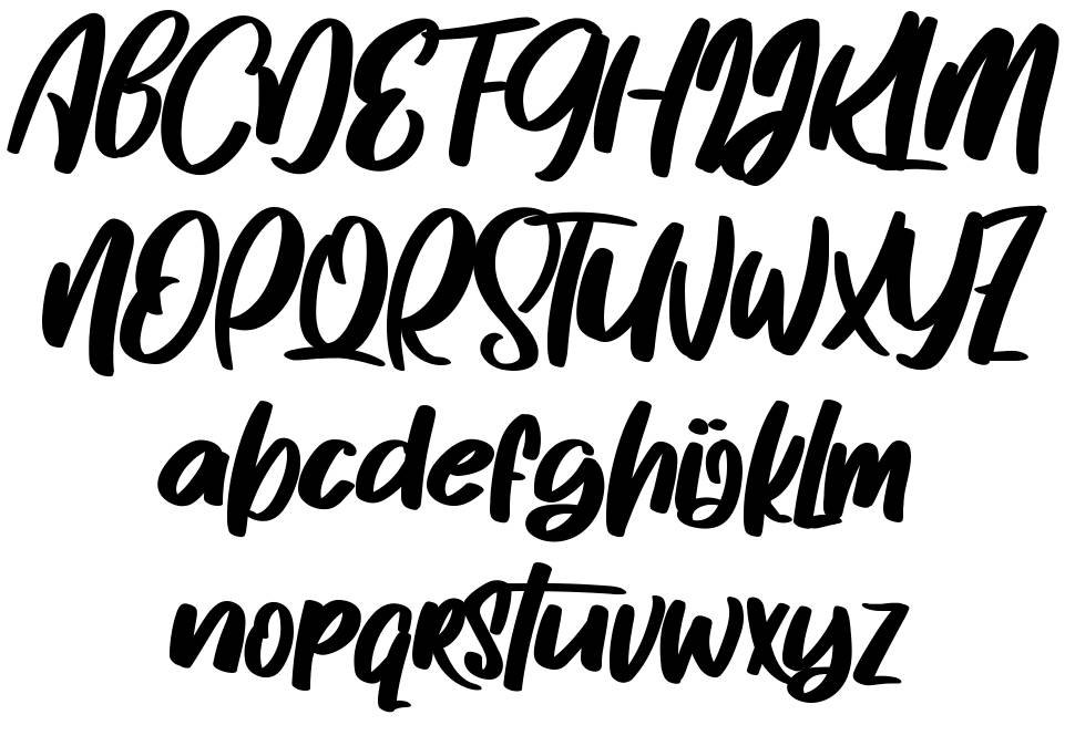 Getway font Örnekler