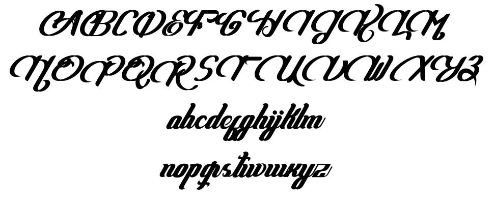 Ghea Adasta font specimens