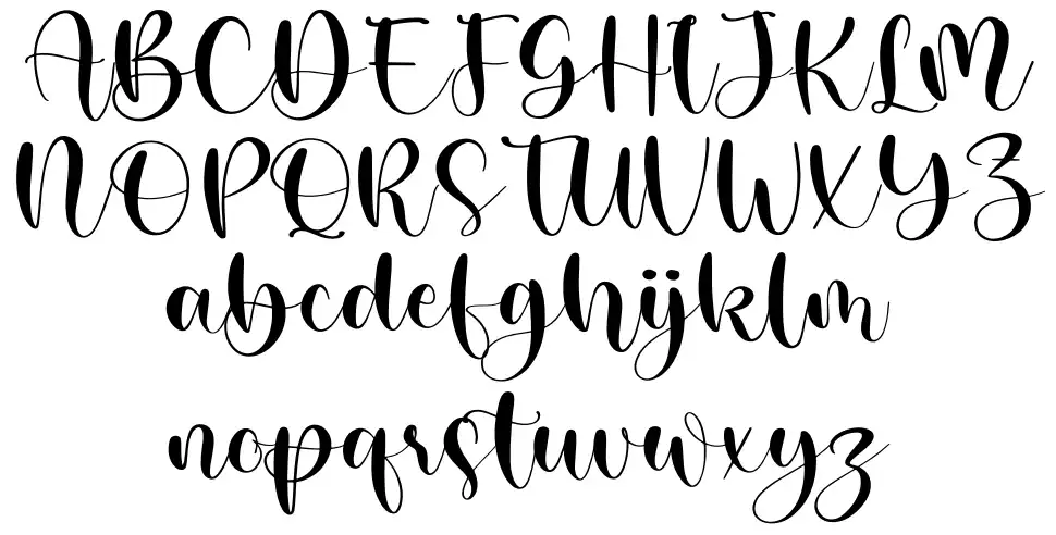 Ghisel Honey schriftart vorschau