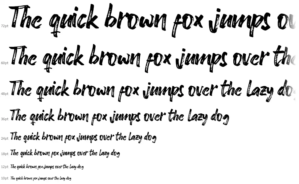 Ghost Brush font by Azetype Std. FontRiver