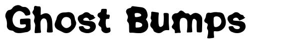 Ghost Bumps font