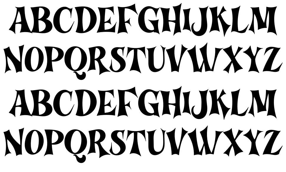 Ghosteen font specimens