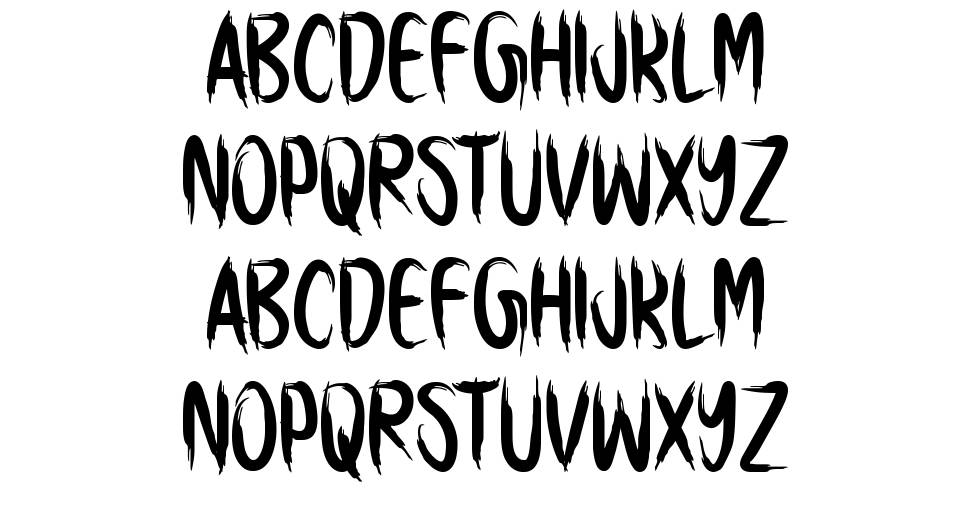 Ghostly Whispers font specimens