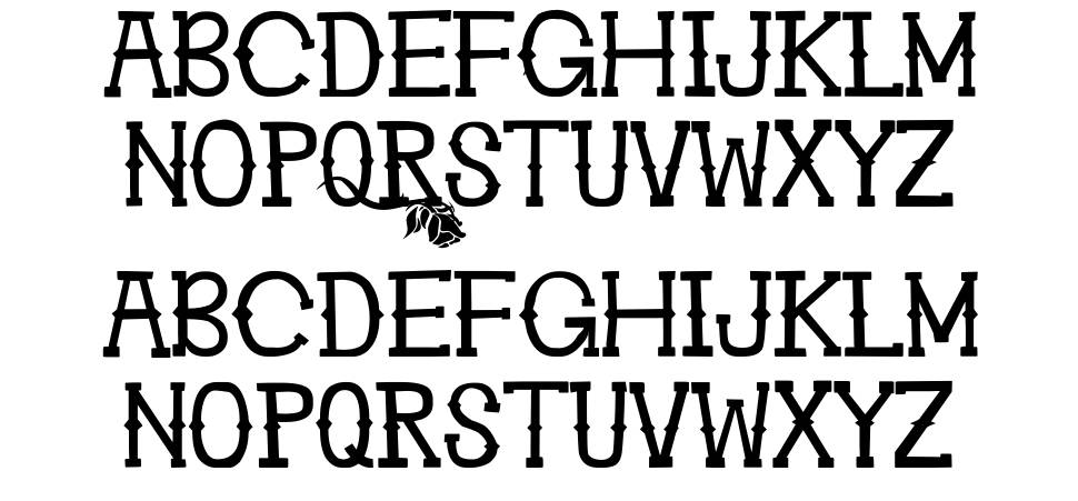 Ghosttown BC font