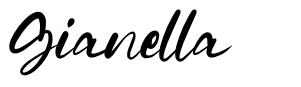 Gianella шрифт