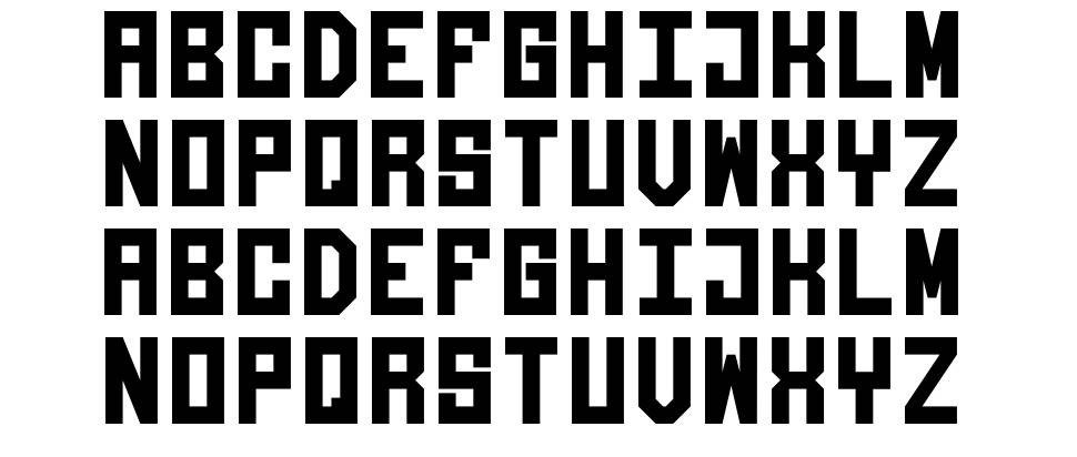 Giantypo font specimens