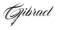 Gibrael шрифт
