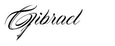 Gibrael schriftart