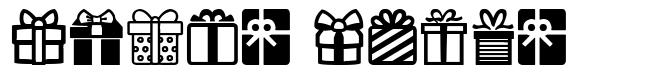 Gifts Icons schriftart