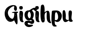 Gigihpu font