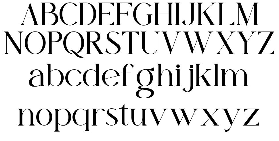 Gikany font specimens