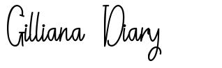 Gilliana Diary font