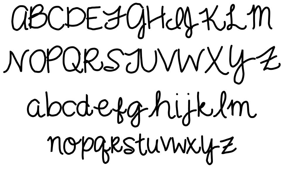 Gimme Cheese font specimens