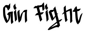 Gin Fight font