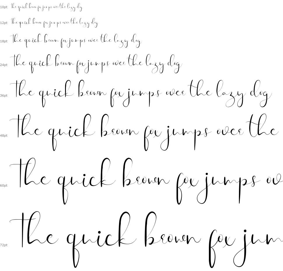 Gingar Bread Script carattere Cascata
