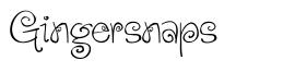 Gingersnaps 字形