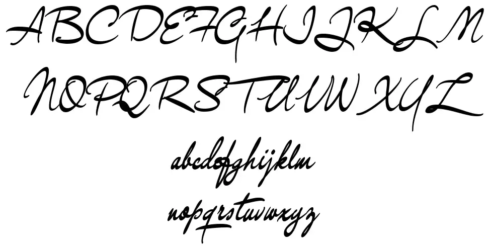 Gingofont specimens