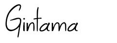 Gintama font
