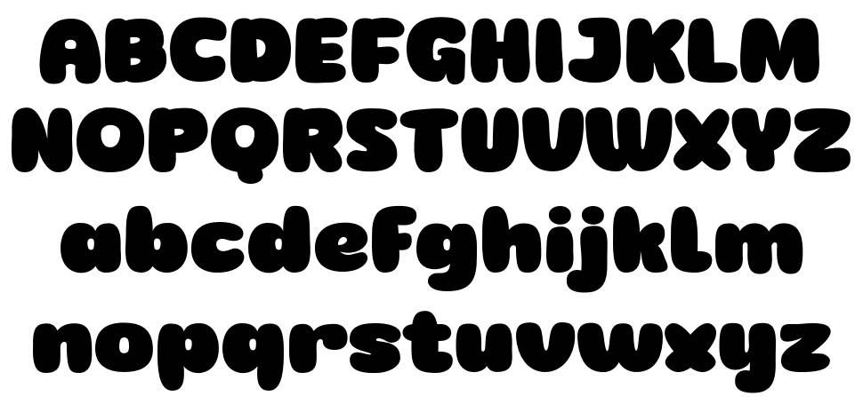 Ginuk font specimens