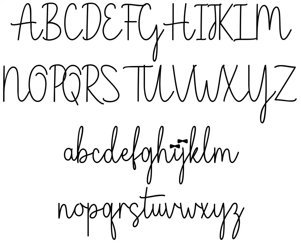 Girl Boy Displayfont specimens