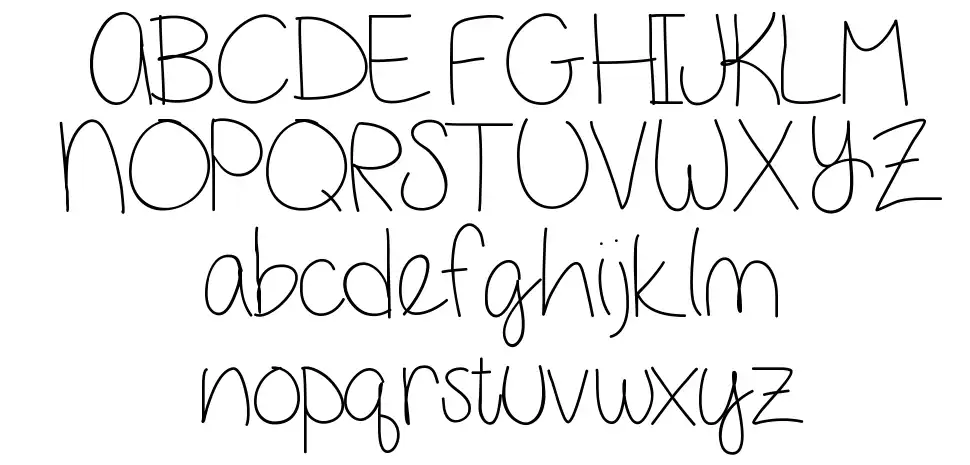 Girl Next Door font by Vanessa Bays FontRiver