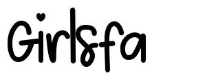 Girlsfa font
