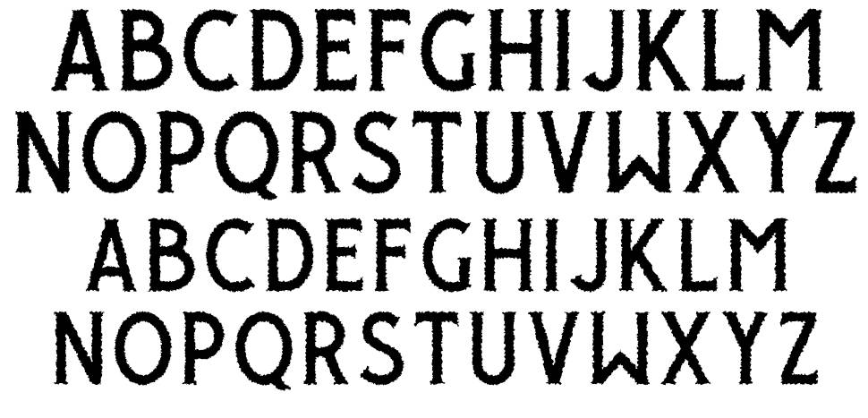 Giroud font specimens