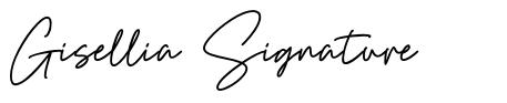Gisellia Signature fonte