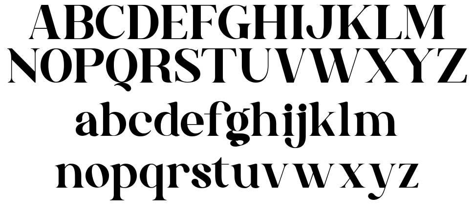 Gishella Morely font specimens