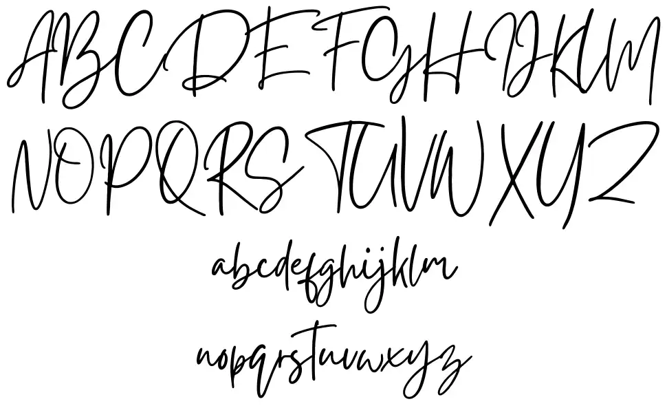 Gistesyfont specimens