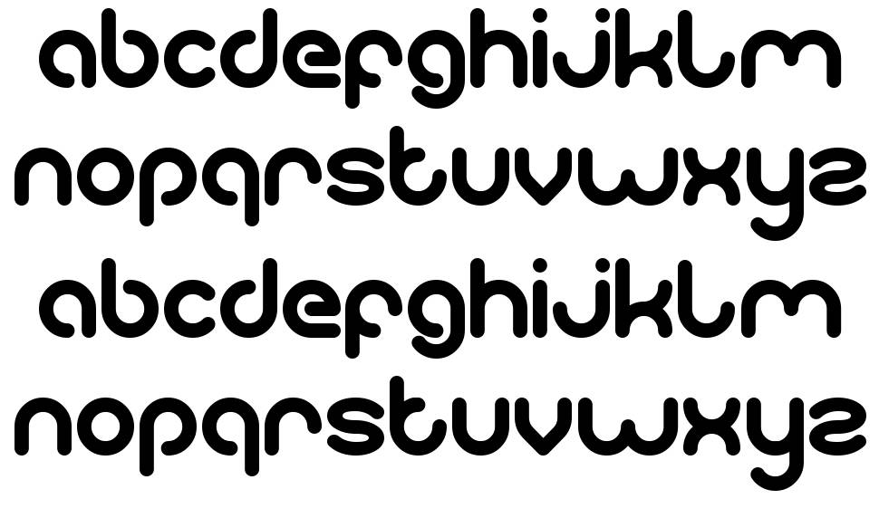 Gitchgitch font Örnekler