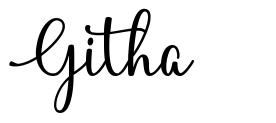 Githa písmo