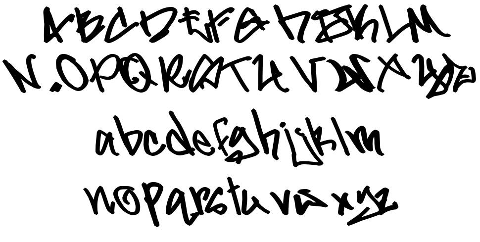 Gladiator Gruel フォント 標本